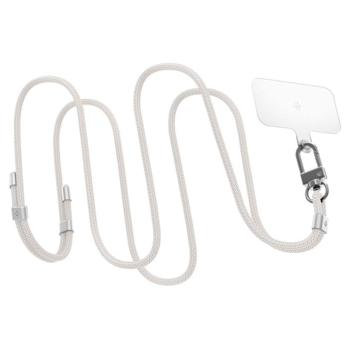 Bild 4, Spigen Spigen Mobilsnöre / Handledsrem Strap Set Pearl White - Teknikhallen.se