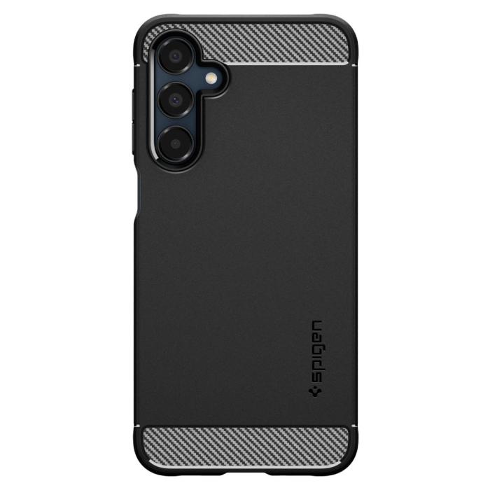 Bild 2, Spigen Spigen Samsung Galaxy A16 Skal Rugged Armor Matt Svart - Teknikhallen.se