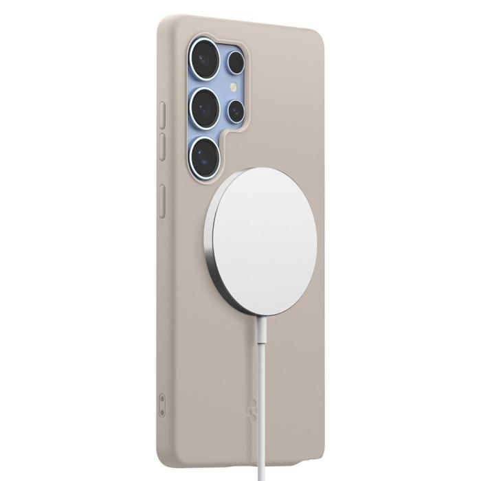 Bild 6, Spigen Spigen Samsung Galaxy S25 Ultra Skal MagSafe Silicone Fit - Teknikhallen.se