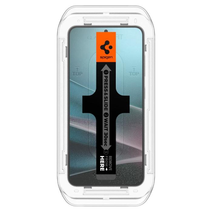 Bild 6, Spigen Spigen Galaxy S25 Plus/S24 Plus 2-PACK Skärmskydd GLAS.tR - Teknikhallen.se