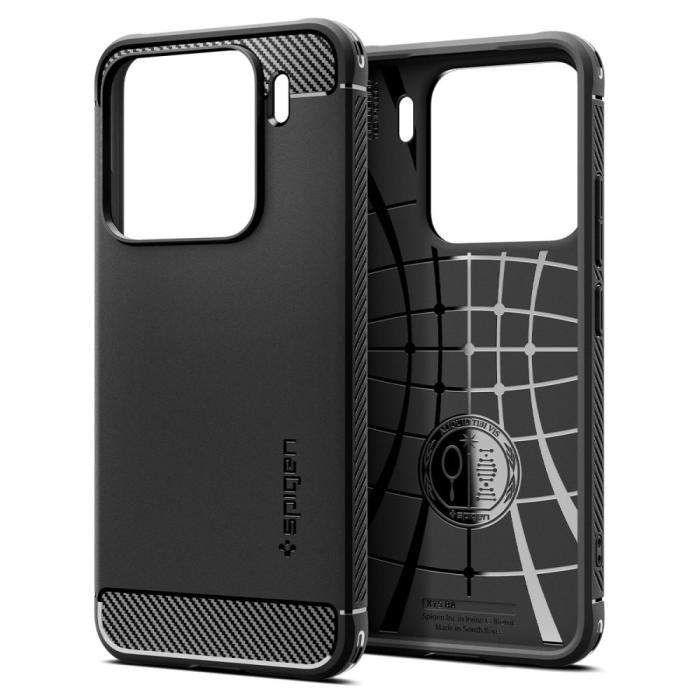 Bild 2, Spigen Spigen Xiaomi 15 Skal Rugged Armor Matt Svart - Teknikhallen.se