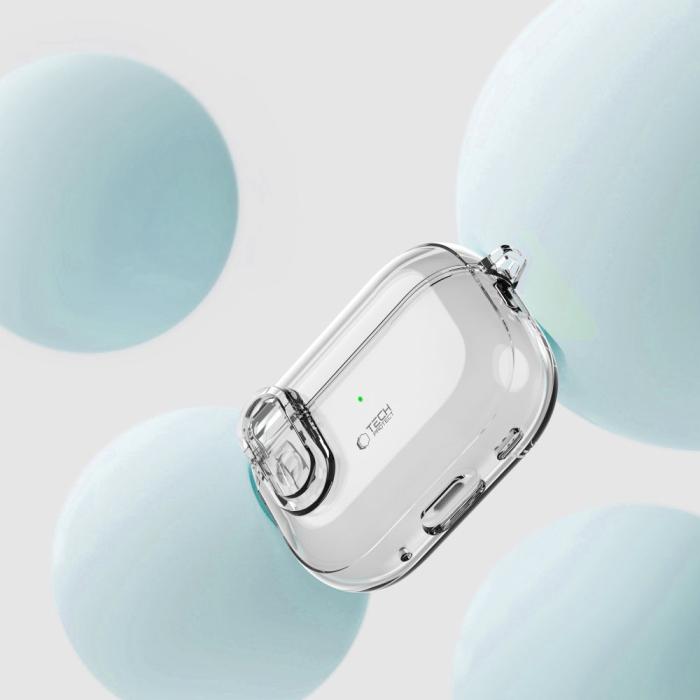 Bild 5, Tech-Protect Tech-Protect AirPods Pro 2/1 Skal Slim Hook Transparent - Teknikhallen.se