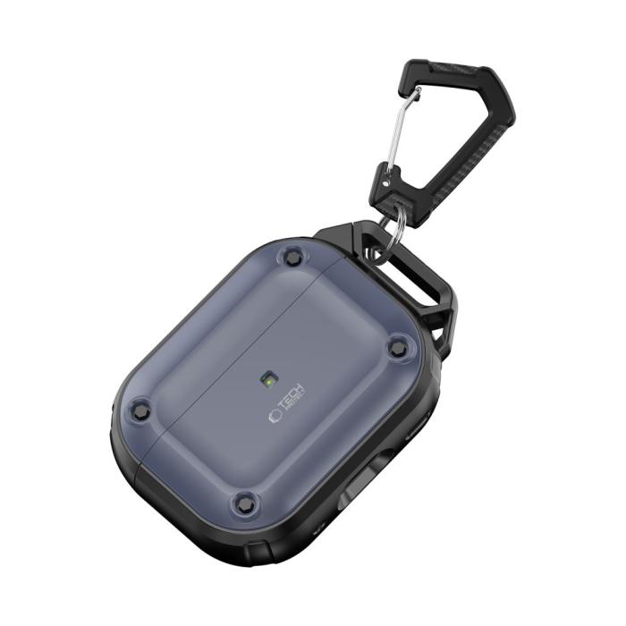 Bild 5, Tech-Protect Tech-Protect AirPods Pro 2/1 Skal Rough Hook Steel Blue - Teknikhallen.se