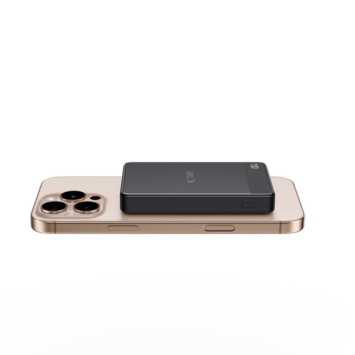 Bild 3, Tech-Protect Tech-Protect 5000 mAh MagSafe Powerbank LifeMag Svart - Teknikhallen.se