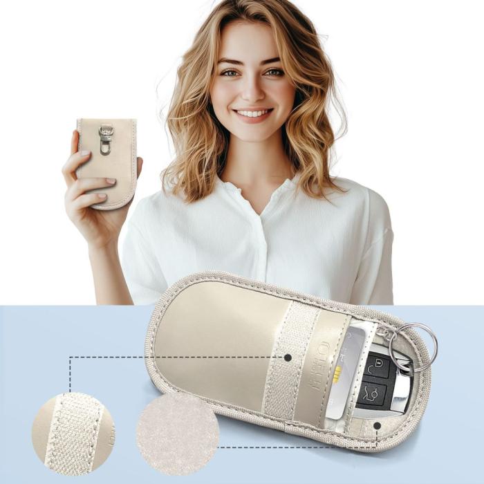 Bild 4, Tech-Protect Tech-Protect RFID Signalblockerande Fodral Caffe Latte - Teknikhallen.se