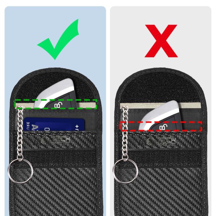 Bild 2, Tech-Protect Tech-Protect RFID Signalblockerande Fodral Kolfiber Textur - Teknikhallen.se