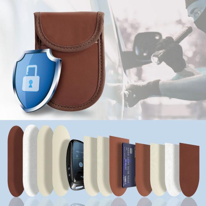 Bild 2, Tech-Protect Tech-Protect RFID Signalblockerande Fodral Espresso - Teknikhallen.se