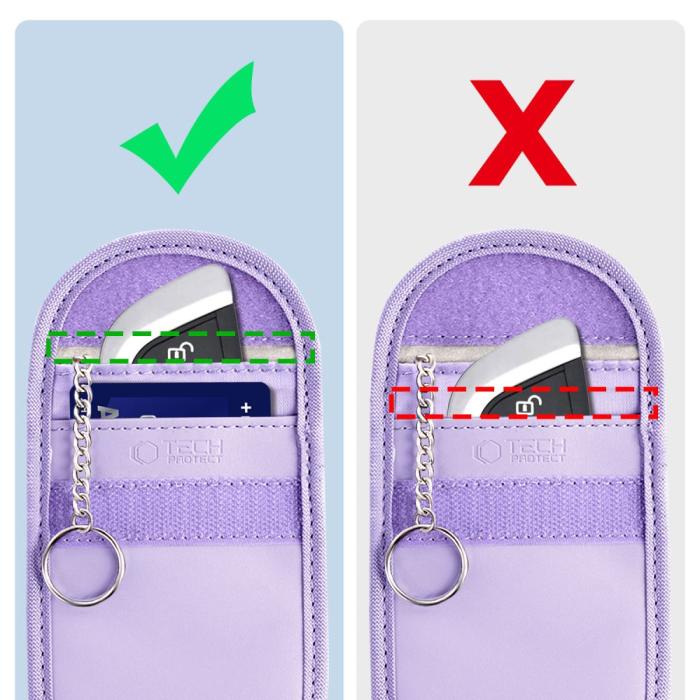 Bild 3, Tech-Protect Tech-Protect RFID Signalblockerande Fodral Lavender - Teknikhallen.se