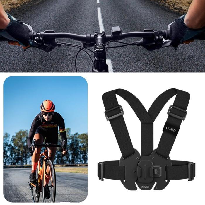 Bild 4, Tech-Protect Tech-Protect Bröstsele För GoPro / DJI Actionkamera Svart - Teknikhallen.se