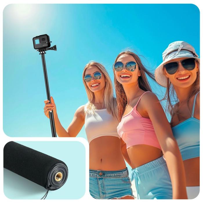 Bild 6, Tech-Protect Tech-Protect Selfiestick För GoPro / DJI Svart - Teknikhallen.se