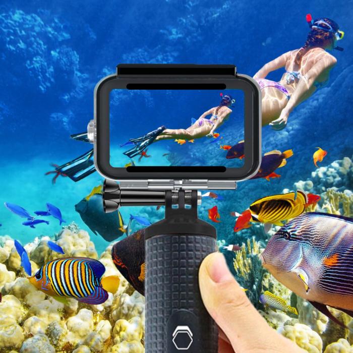 Bild 4, Tech-Protect Tech-Protect GoPro Hero 9-13 Vattentät Fodral Transparent - Teknikhallen.se