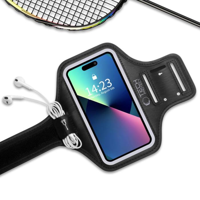 Bild 2, Tech-Protect Tech-Protect Universalt Sportarmband Svart - Teknikhallen.se