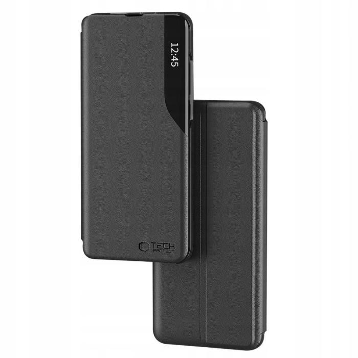 Bild 2, Tech-Protect Tech-Protect Xiaomi Redmi 12 Fodral Smart View Svart - Teknikhallen.se