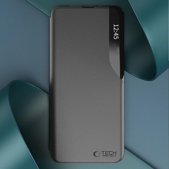 Bild 4, Tech-Protect Tech-Protect Xiaomi Redmi 12 Fodral Smart View Svart - Teknikhallen.se
