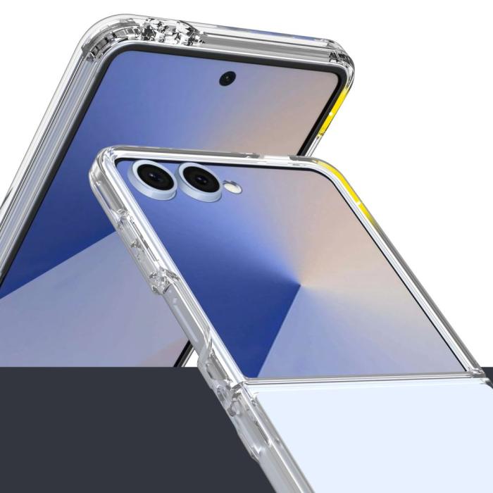 Bild 2, Tech-Protect Tech-Protect Galaxy Z Flip 7 Skal FlexAir Hybrid Transparent - Teknikhallen.se