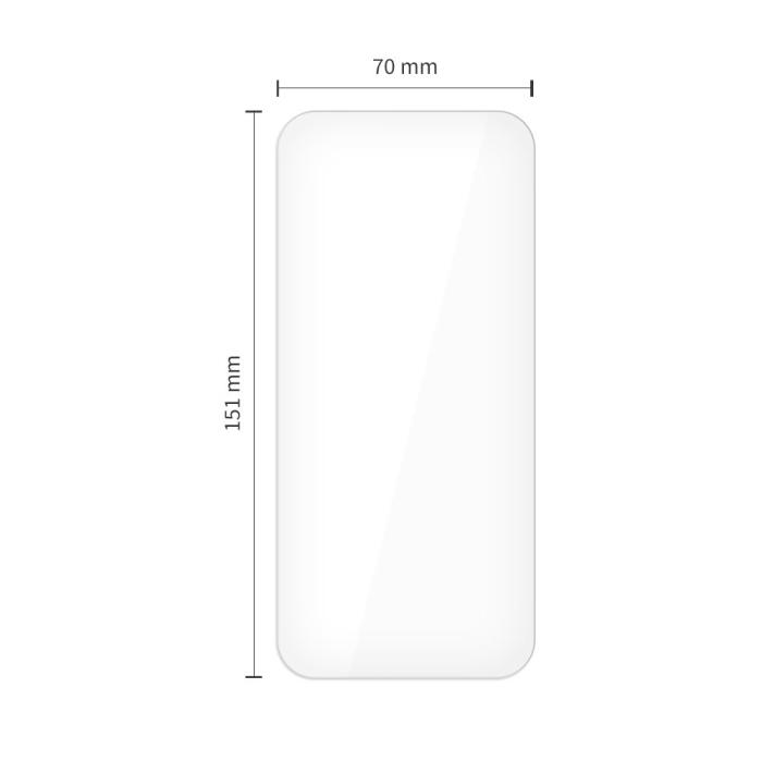 Bild 3, Tech-Protect Tech-Protect iPhone Air 2-PACK Skärmskydd Härdat Glas Transparent - Teknikhallen.se