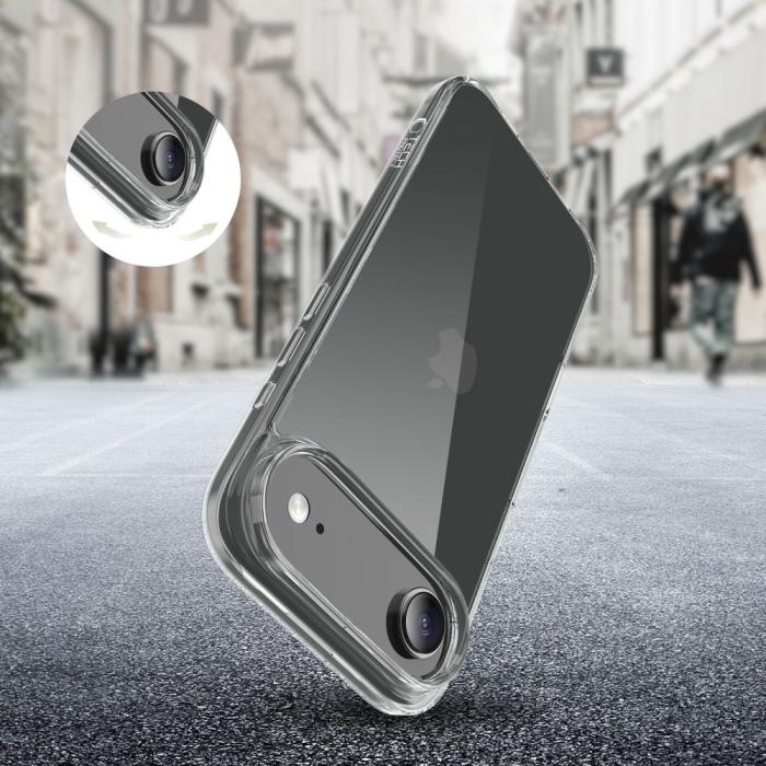 Bild 4, Tech-Protect Tech-Protect iPhone Air Skal FlexAir Hybrid Transparent - Teknikhallen.se