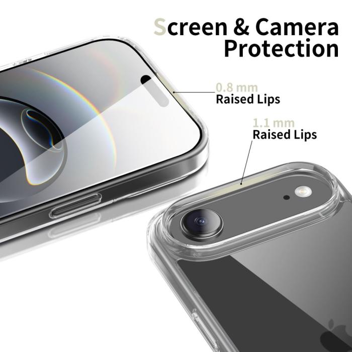Bild 6, Tech-Protect Tech-Protect iPhone Air Skal FlexAir Hybrid Transparent - Teknikhallen.se