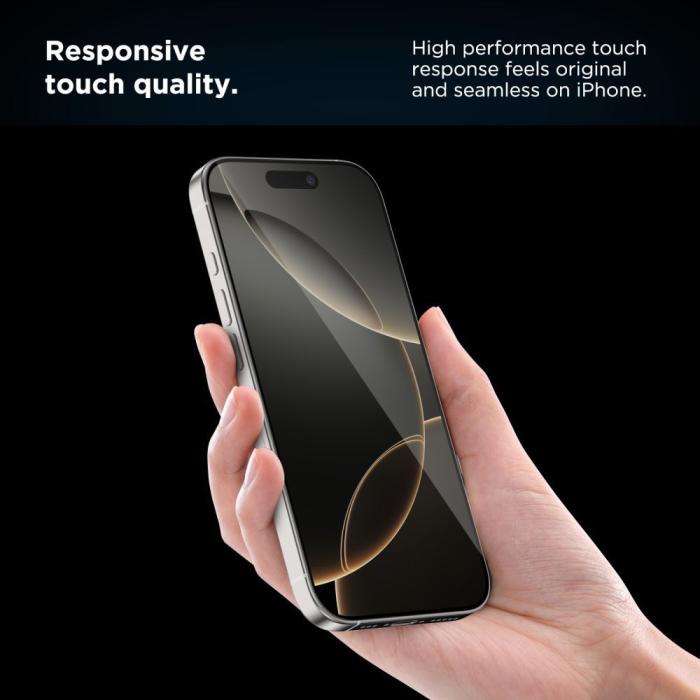 Bild 4, Tech-Protect Tech-Protect iPhone 14 Pro 2-PACK Skärmskydd Quick Set+ Svart - Teknikhallen.se