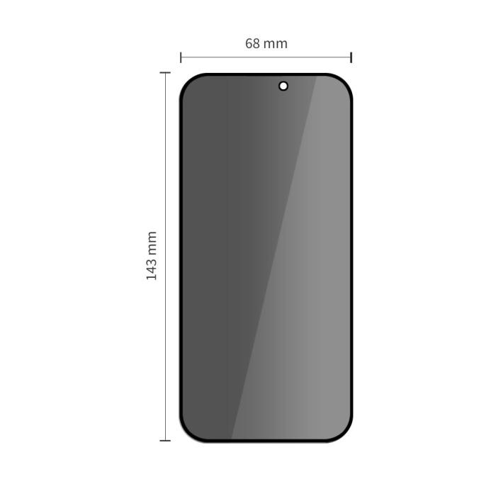 Bild 3, Tech-Protect Tech-Protect iPhone 12 / 12 Pro 2-PACK Skärmskydd Quick Set Spy+ Privacy - Teknikhallen.se