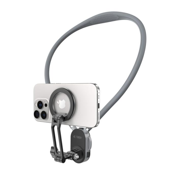 Bild 2, Tech-Protect Tech-Protect Magnetisk MagSafe Hållare För Mobil/GoPro/DJI Grå - Teknikhallen.se