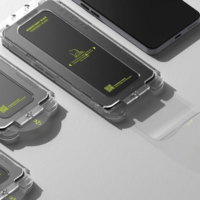 Bild 6, Ringke Ringke Nothing Phone 3a/3a Pro 2-PACK Easy Slide Skärmskydd - Teknikhallen.se