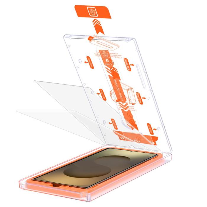 Bild 2, Tech-Protect Tech-Protect Galaxy S25 Ultra 2-PACK Skärmskydd QuickSet+ Härdat Glas - Teknikhallen.se