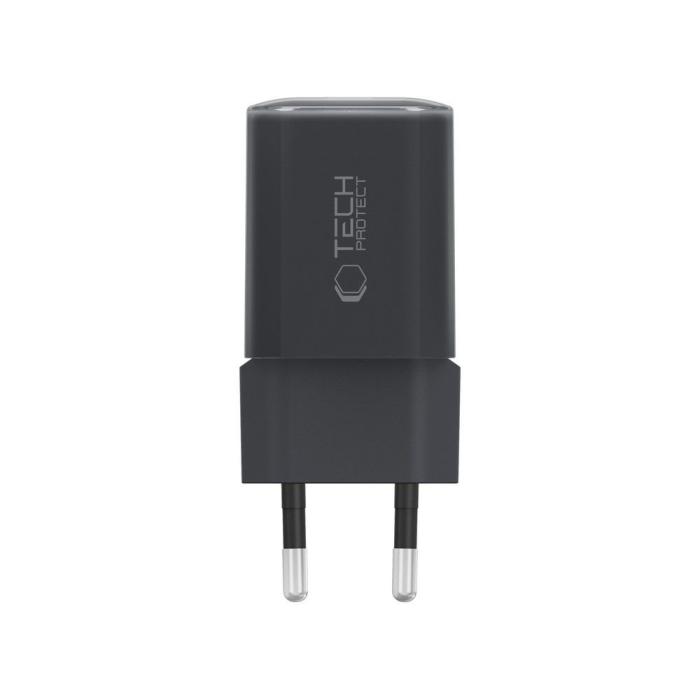 Bild 3, Tech-Protect Tech-Protect 33W Väggladdare PD QC USB-C / USB-A Svart - Teknikhallen.se