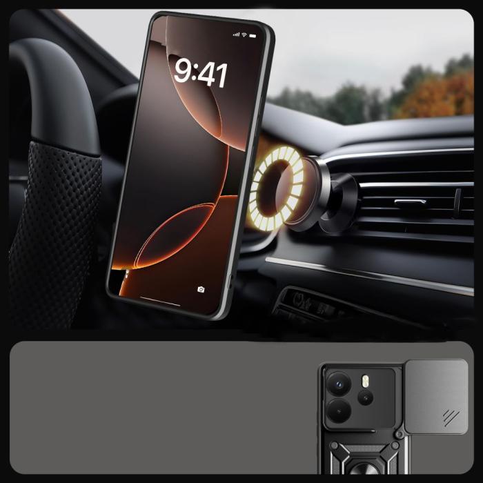 Bild 4, Tech-Protect Tech-Protect Xiaomi Redmi Note 14 4G Skal CamShield Pro Svart - Teknikhallen.se