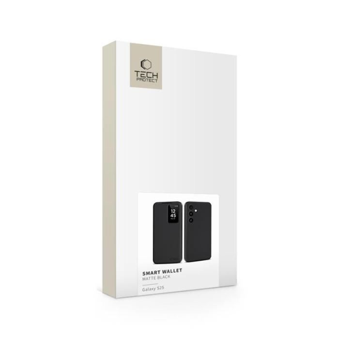 Bild 4, Tech-Protect Tech-Protect Samsung Galaxy S25 Fodral Smart Wallet Svart - Teknikhallen.se