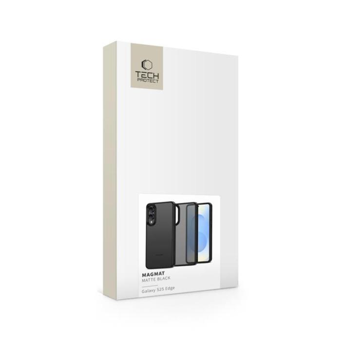 Bild 5, Tech-Protect Tech-Protect Galaxy S25 Edge Skal MagMat Matt Svart - Teknikhallen.se