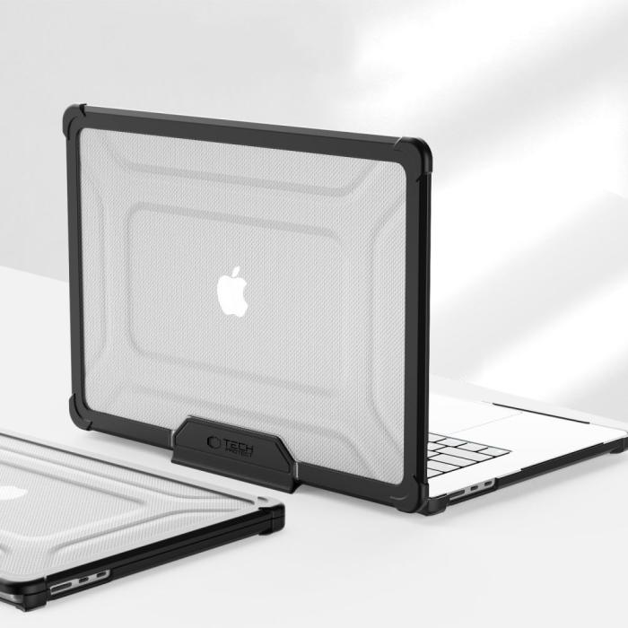 Bild 5, Tech-Protect Tech-Protect MacBook Air 15 2025-2023 Skal SmartShell Black/Clear - Teknikhallen.se