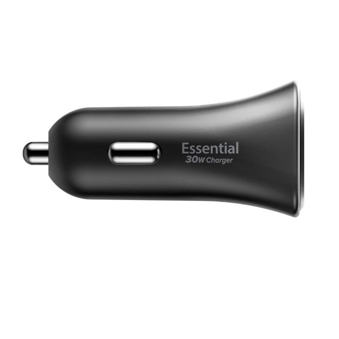 Bild 3, Spigen Spigen 30W Billaddare USB-C Svart - Teknikhallen.se