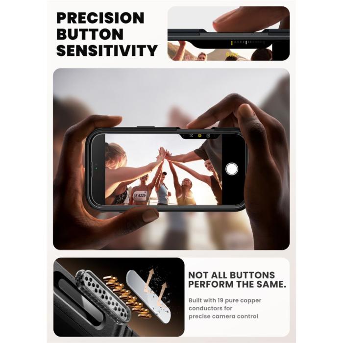 Bild 4, Supcase Supcase iPhone Air Skal MagSafe Iblsn Ares Flip Svart - Teknikhallen.se