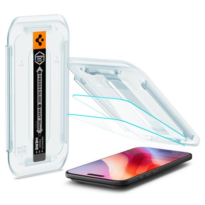 Bild 2, Spigen Spigen iPhone Air 2-PACK GLAS.tR 