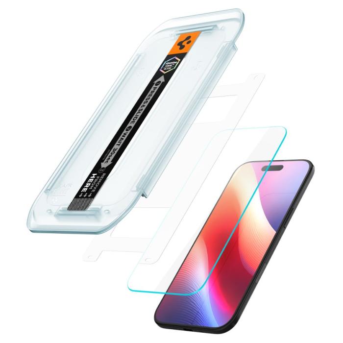 Bild 3, Spigen Spigen iPhone Air 2-PACK GLAS.tR 