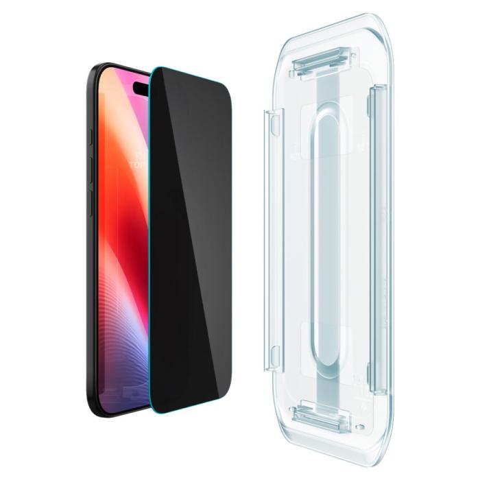Bild 4, Spigen Spigen iPhone Air 2-PACK Skärmskydd GLAS.tR 