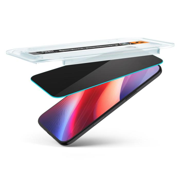 Bild 6, Spigen Spigen iPhone Air 2-PACK Skärmskydd GLAS.tR 