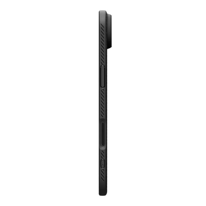 Bild 5, Spigen Spigen iPhone Air Skal Liquid Air Matt Svart - Teknikhallen.se