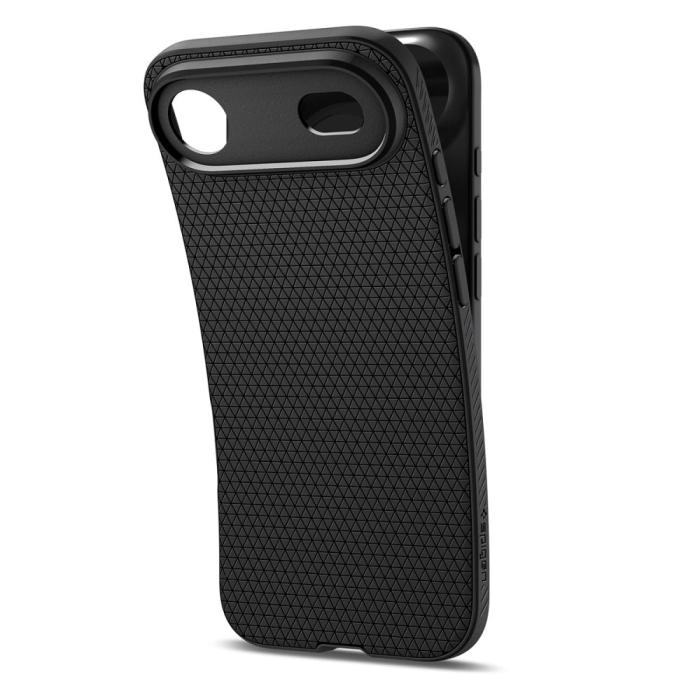 Bild 6, Spigen Spigen iPhone Air Skal Liquid Air Matt Svart - Teknikhallen.se