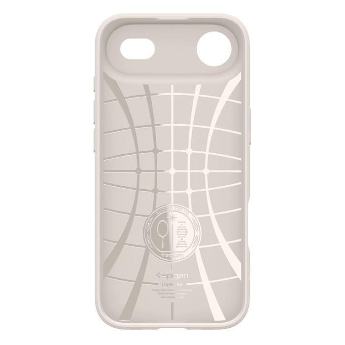 Bild 3, Spigen Spigen iPhone Air Skal Liquid Air Natural Titanium - Teknikhallen.se