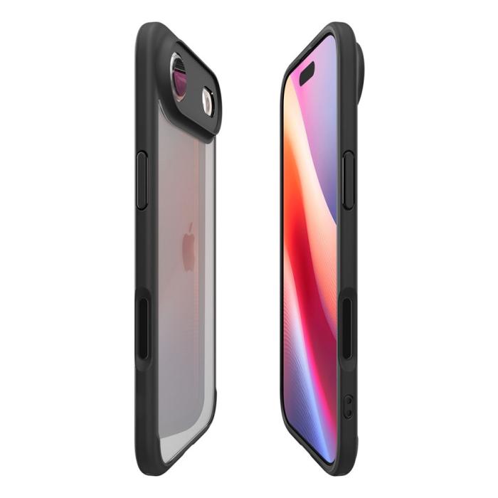 Bild 6, Spigen Spigen iPhone Air Skal Ultra Hybrid Matt Svart - Teknikhallen.se