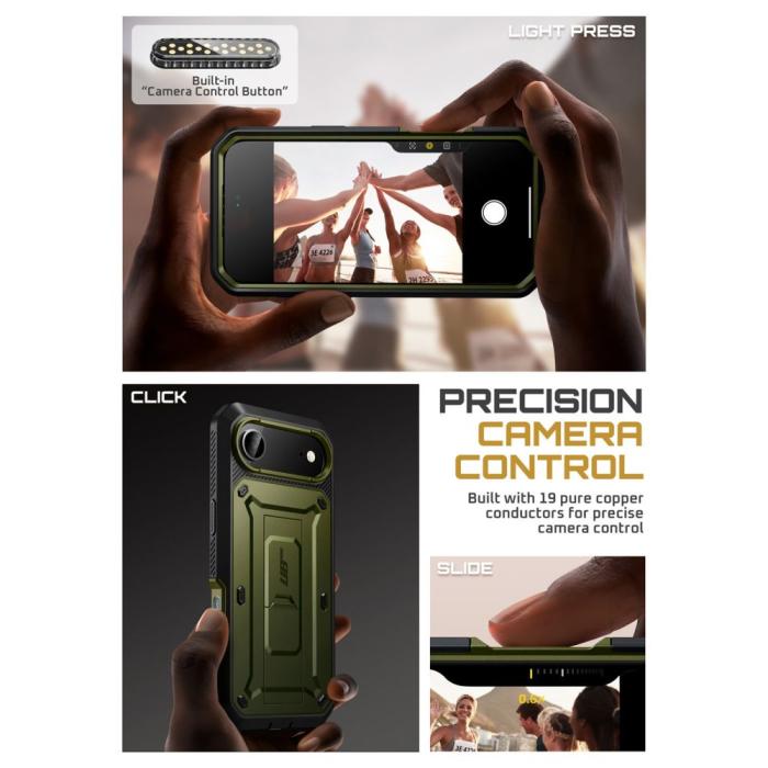 Bild 3, Supcase Supcase iPhone Air Skal Unicorn Beetle Pro Guldan - Teknikhallen.se