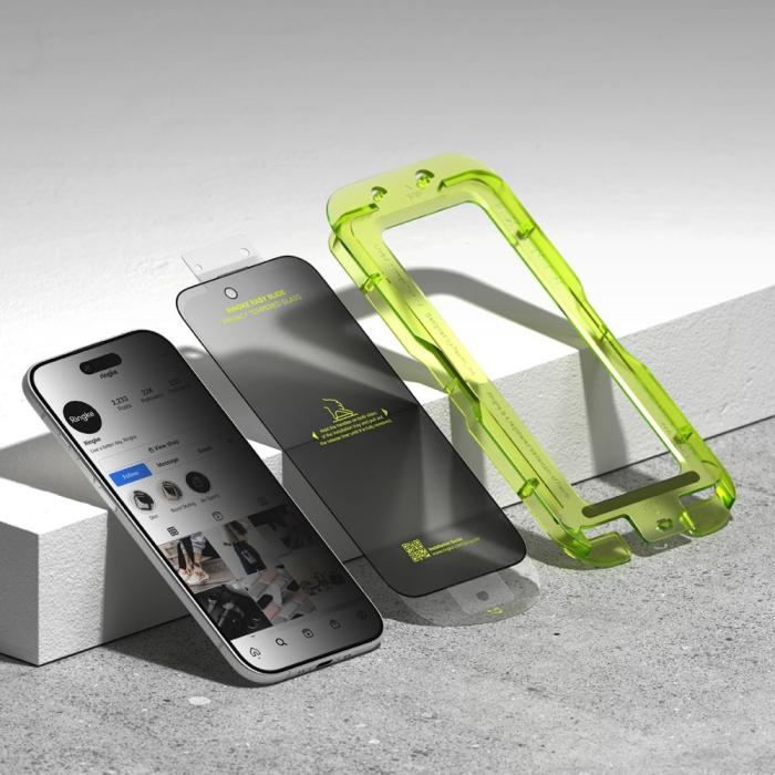 Bild 4, Ringke Ringke iPhone Air 2-PACK Easy Slide Skärmskydd Härdat Glas - Teknikhallen.se