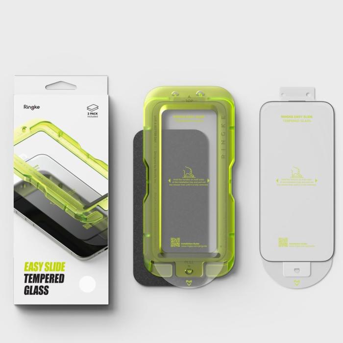 Bild 6, Ringke Ringke iPhone Air 2-PACK Easy Slide Skärmskydd Härdat Glas - Teknikhallen.se