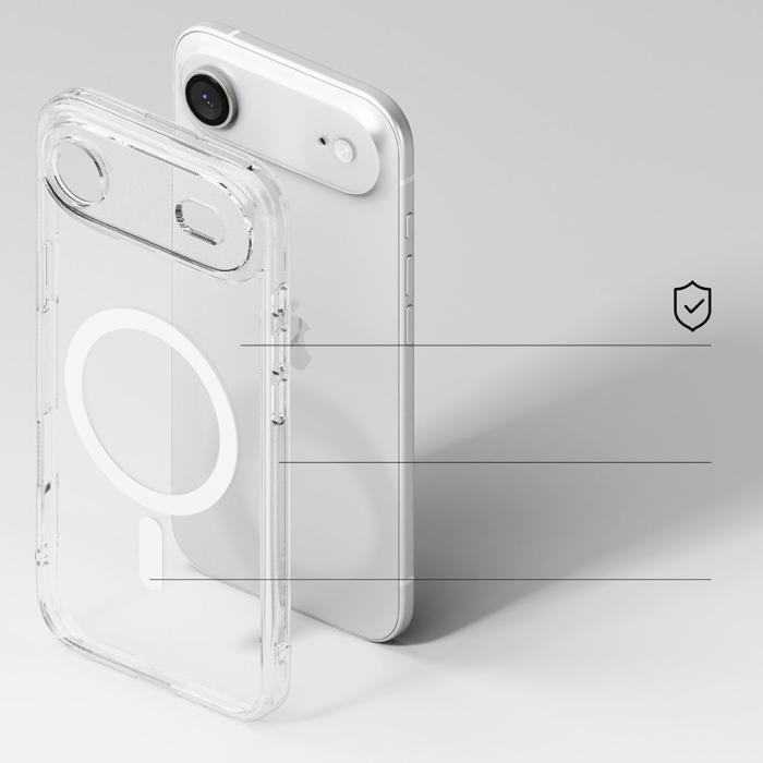 Bild 4, Ringke Ringke iPhone Air Skal MagSafe Fusion Transparent - Teknikhallen.se