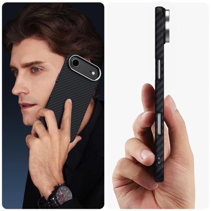 Bild 4, Tech-Protect Tech-Protect iPhone Air Skal MagSafe ION Carbon Svart - Teknikhallen.se