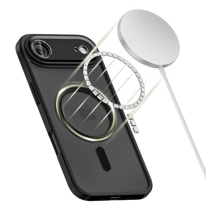 Bild 3, Tech-Protect Tech-Protect iPhone Air Skal MagSafe MagCam Matt Svart - Teknikhallen.se