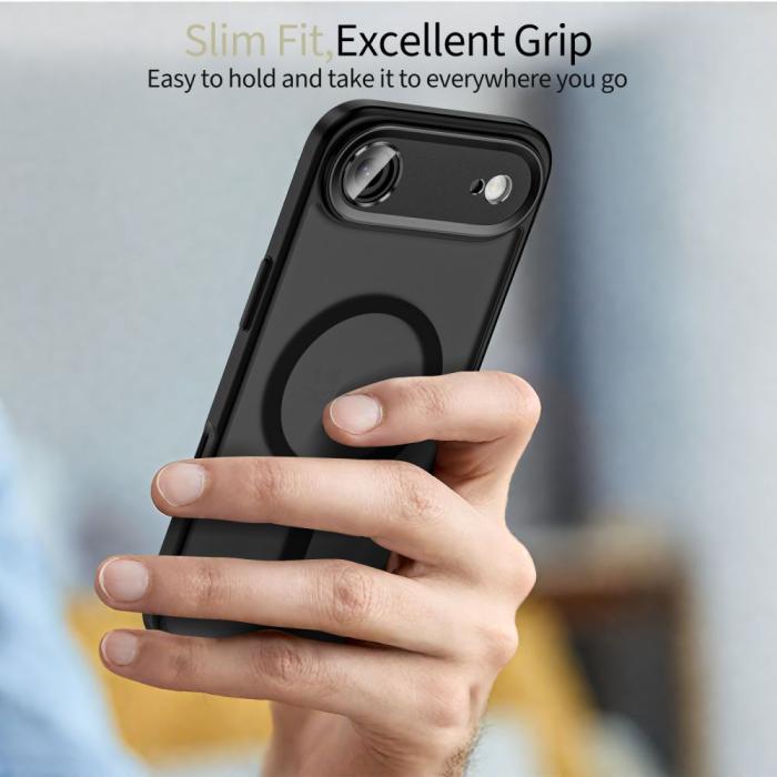 Bild 5, Tech-Protect Tech-Protect iPhone Air Skal MagSafe MagCam Matt Svart - Teknikhallen.se