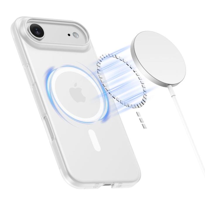 Bild 2, Tech-Protect Tech-Protect iPhone Air Skal MagSafe MagSlim Matt Vit - Teknikhallen.se